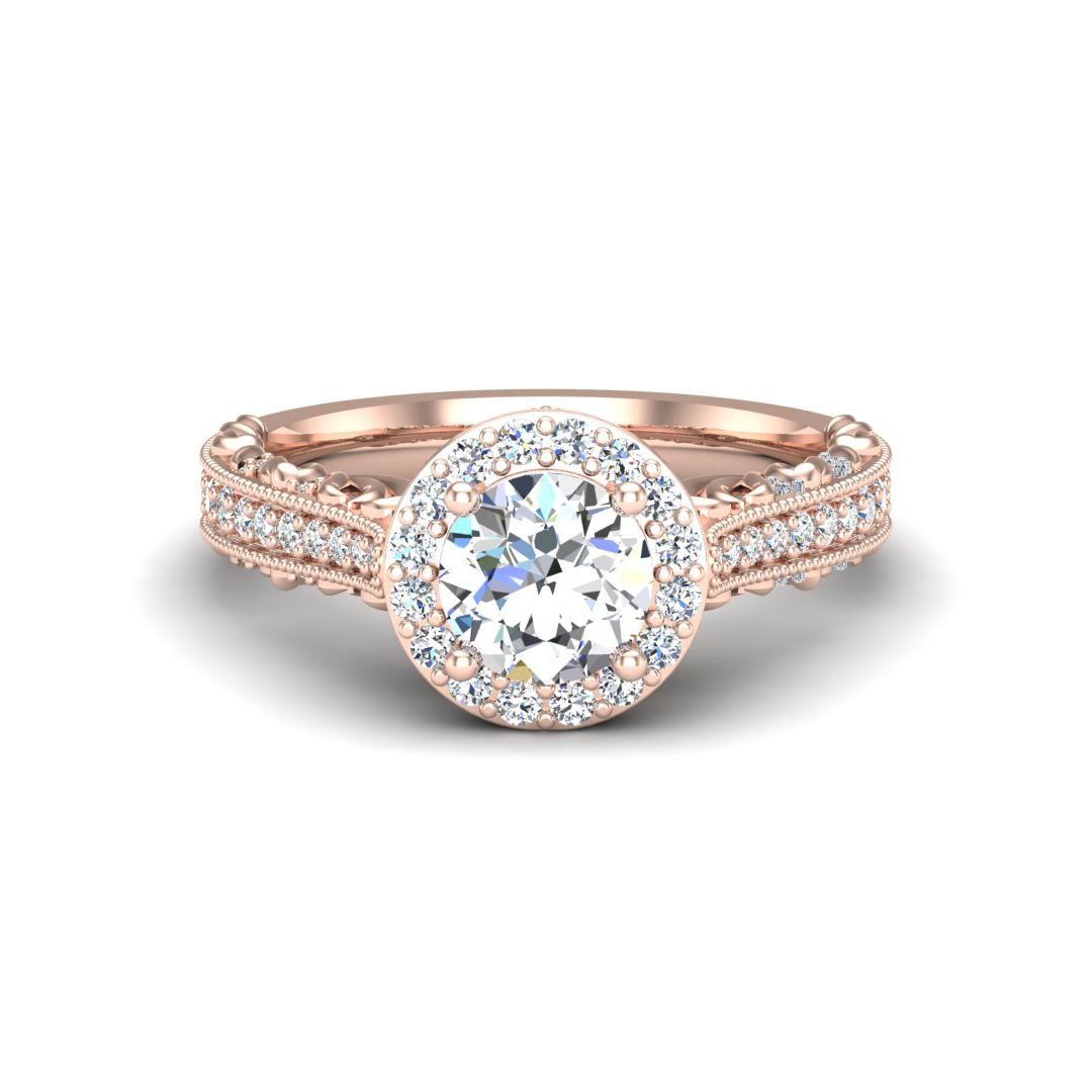 Madilyn Halo Engagement Ring